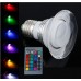 4W E27/GU10/MR16 Acryl RGB LED Stahler Leuchtmittel Spotlight  für Dekoration Lichteffekt
